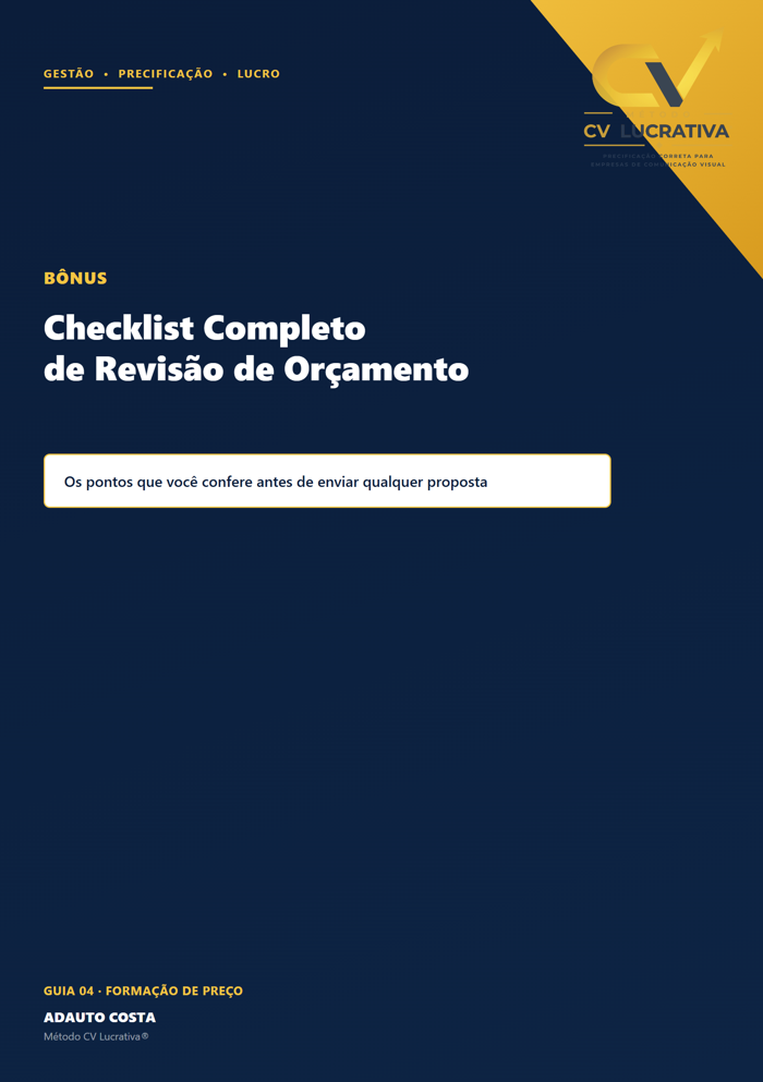 Checklist Completo de Revisão de Orçamento